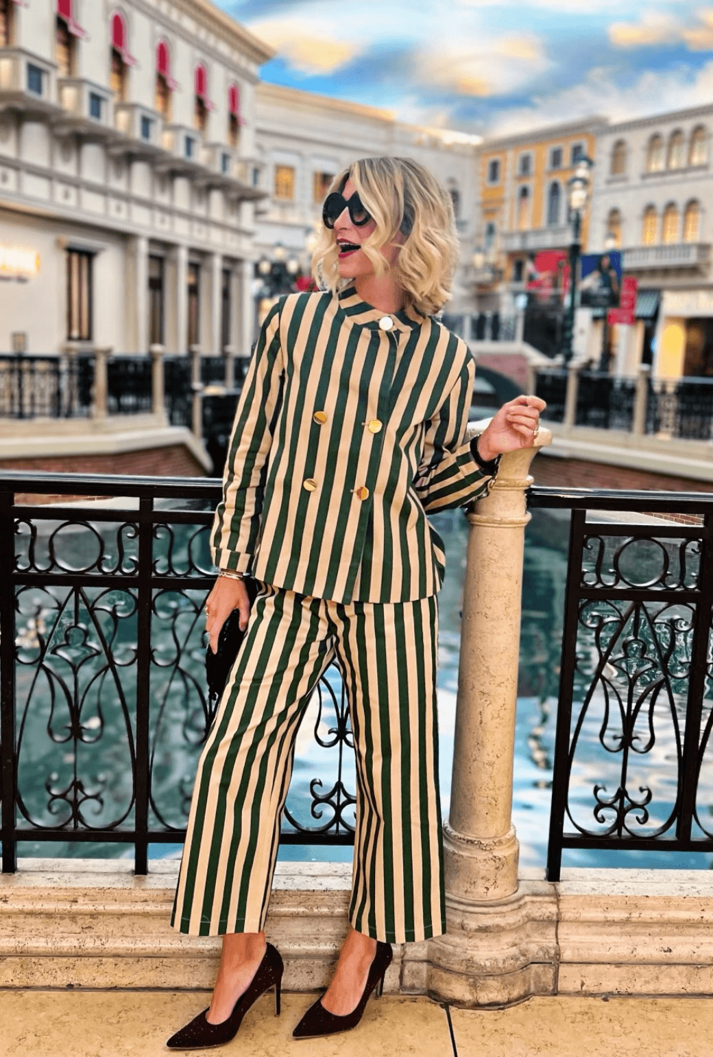 Swell Jacket - Emerald Stripe
