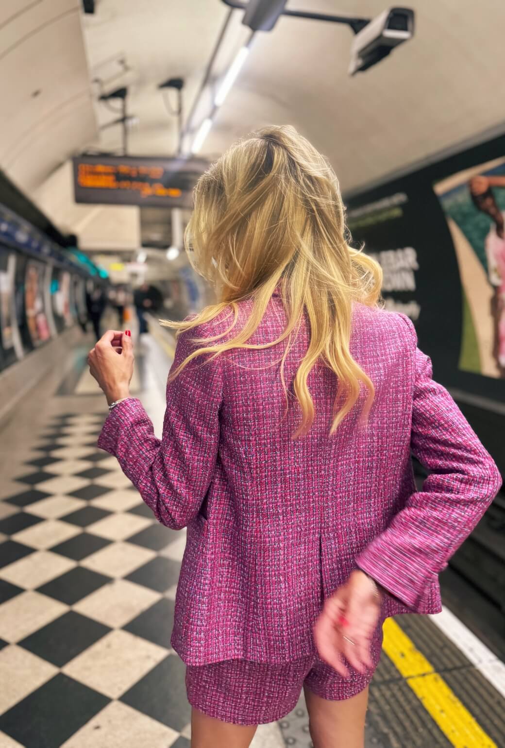 The Classic Blazer - Pink Tweed