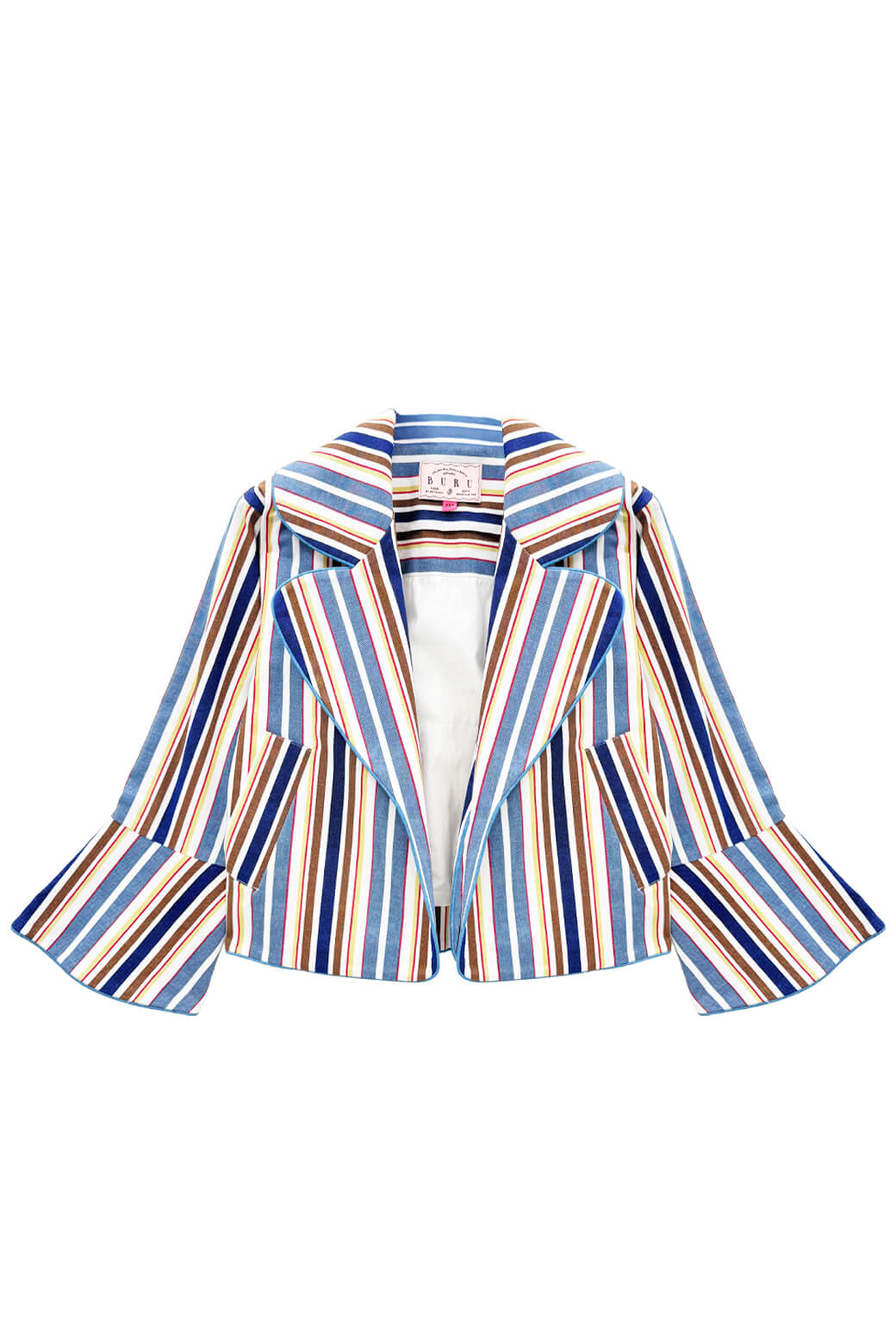 The Flip Jacket - Brown Stripe Twill