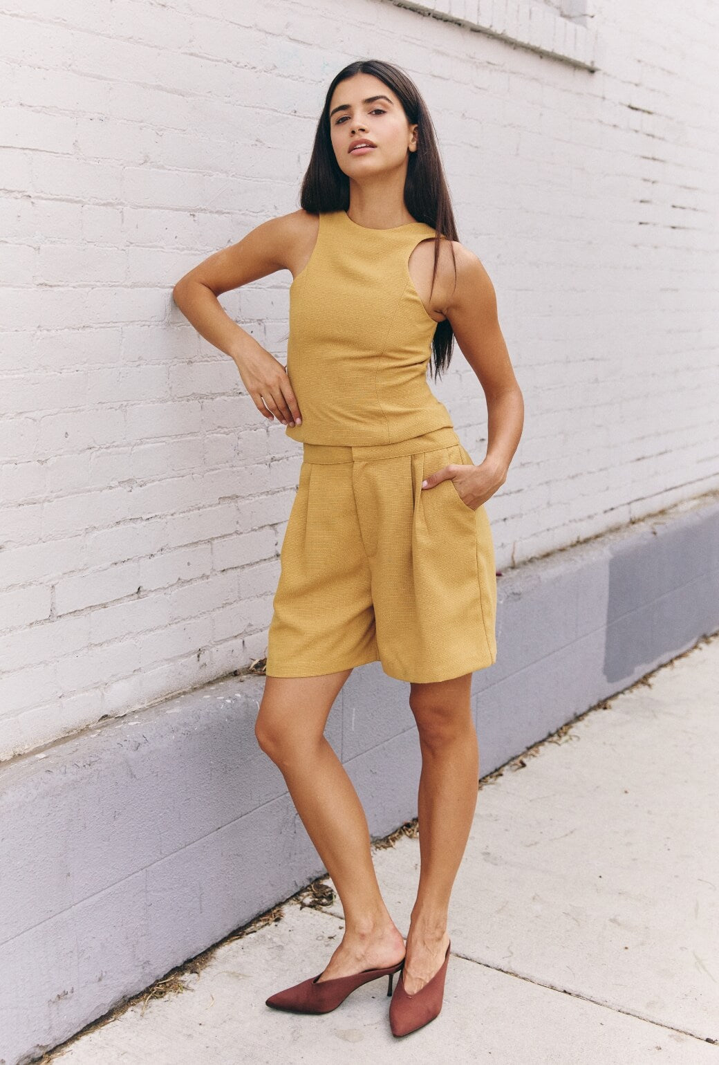 The Keaton Vest - Marigold