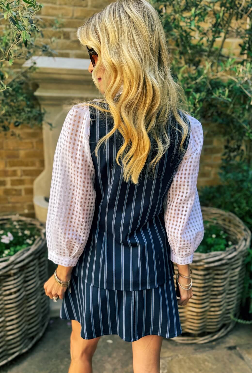 The Laura Mini - Dewberry Stripe