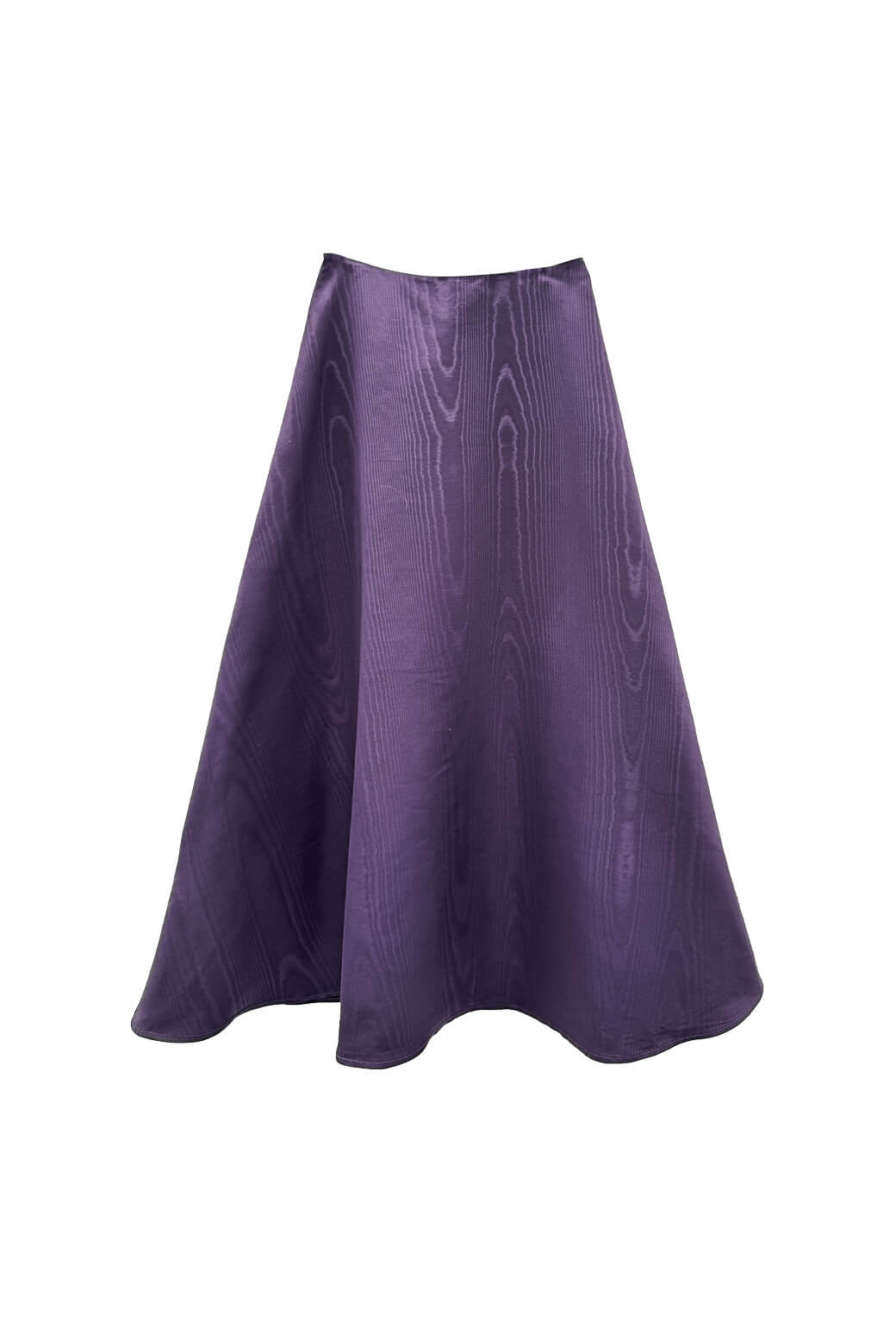 The Laura Skirt - Eggplant Moiré
