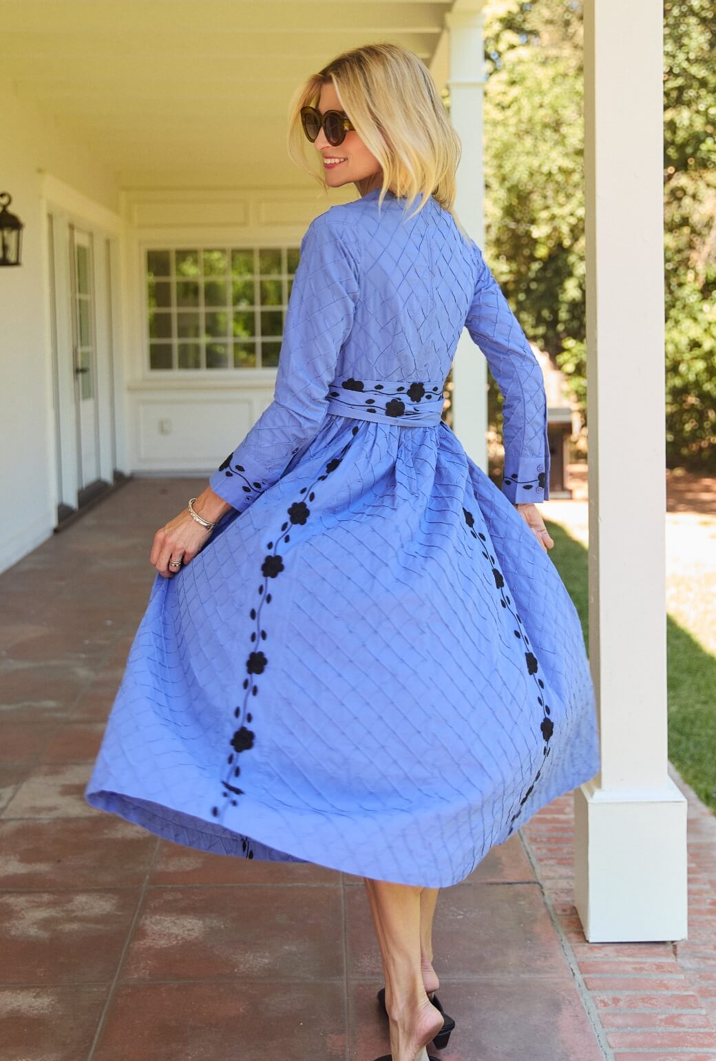 The Nicolette Dress - Periwinkle