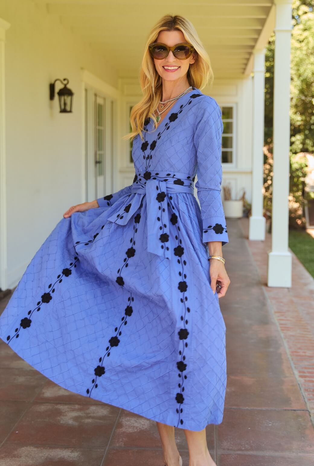 The Nicolette Dress - Periwinkle