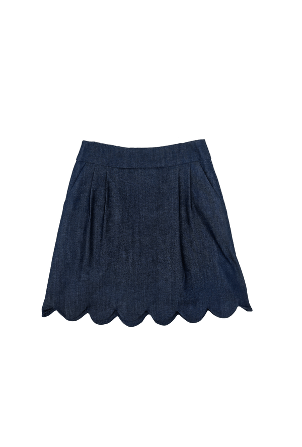 The Scallop Mini - Indigo