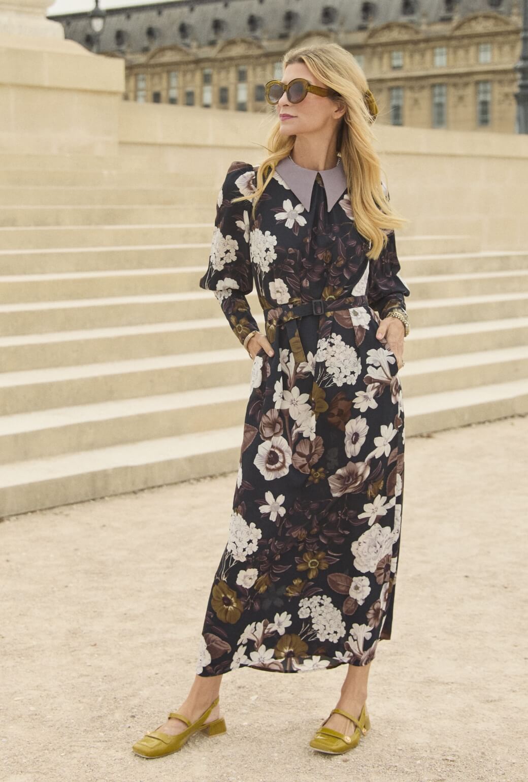 The Skipper Dress Maxi - Fall Floral M The Skipper Dress Maxi - Fall Floral M