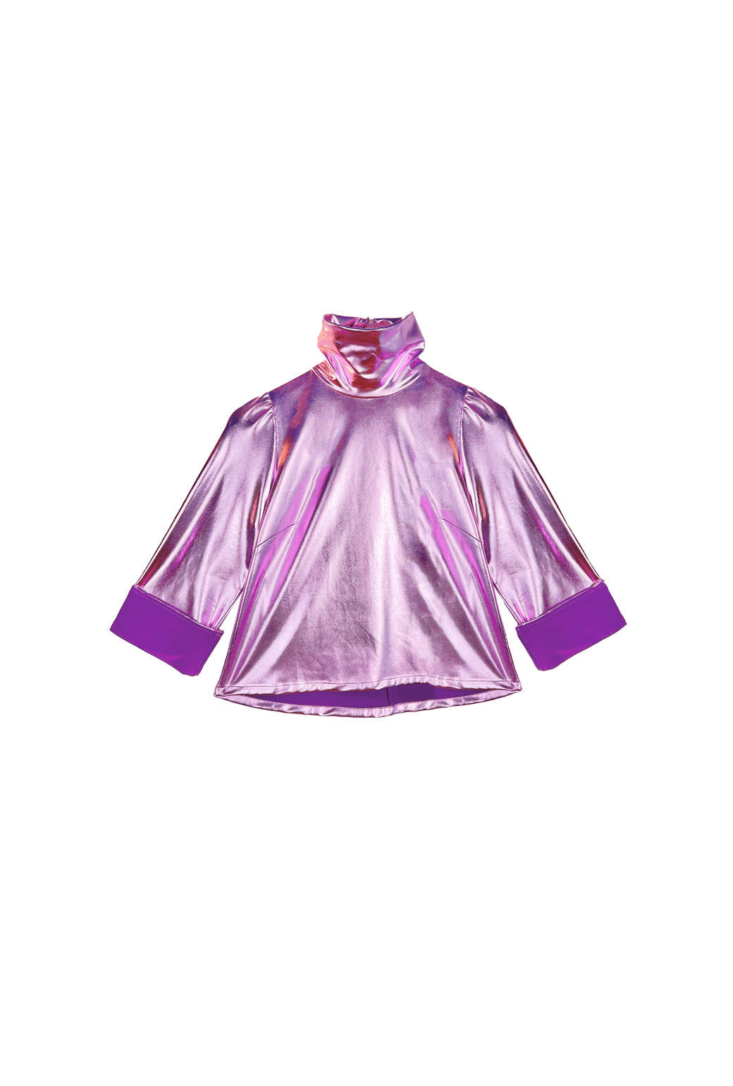 BURU x Mignonne Gavigan Turtleneck - Pink Lurex