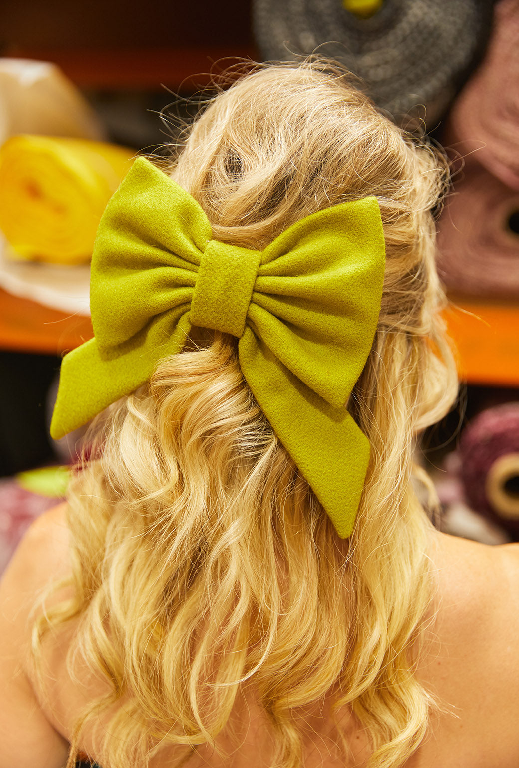 Birthday Bow - Chartreuse