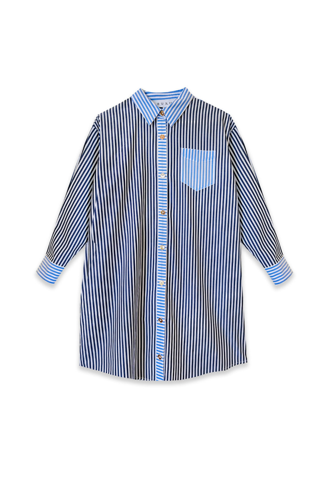 boyfriend shirt dress SAMPLE - Slim Fit Boyfriend Shirtdress