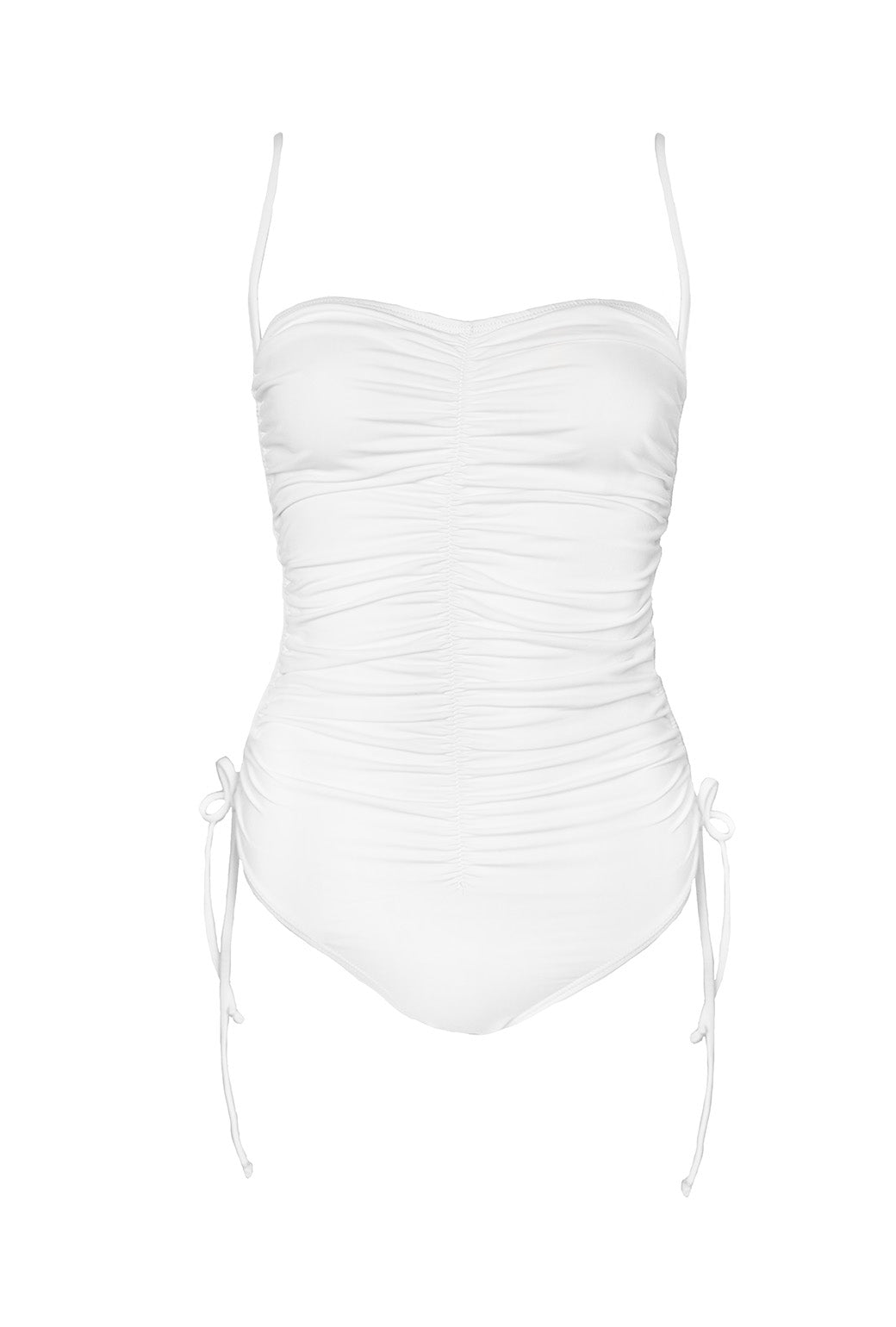 Ruched One Piece Swimsuit, Elegant Padded Bra with Drawstring Printed for  Beaches (M) Apricot : : Clothing, Shoes & Accessories