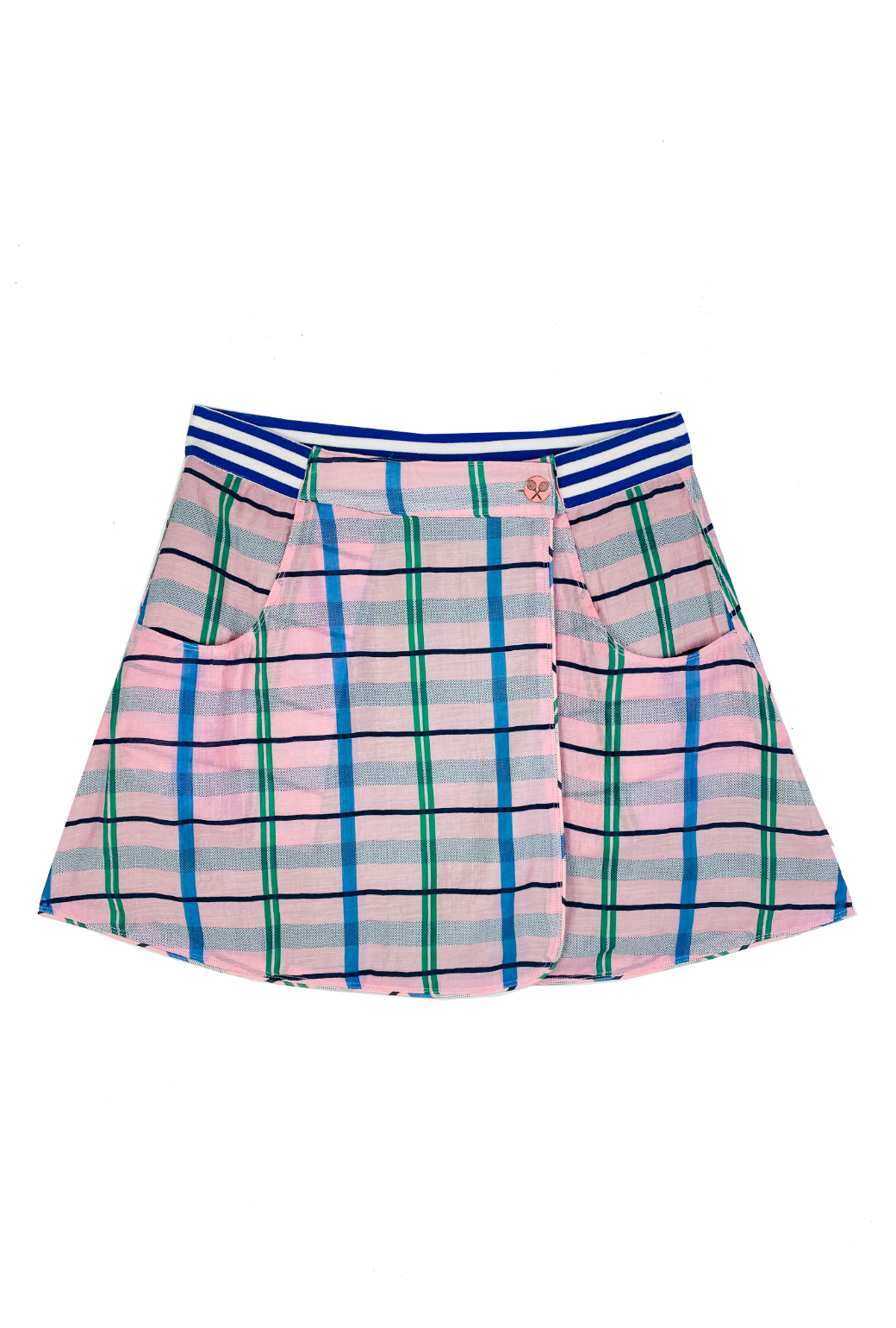 Pink and green skirt deals