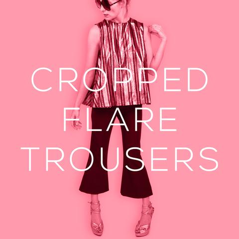 The Cropped Flare Trouser