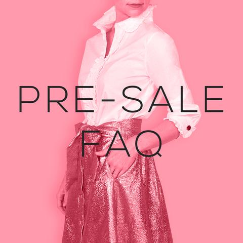 BURU PINK LABEL  Pre-Sale FAQ's