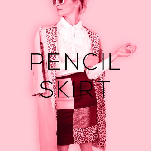 The Color Block Pencil Skirt