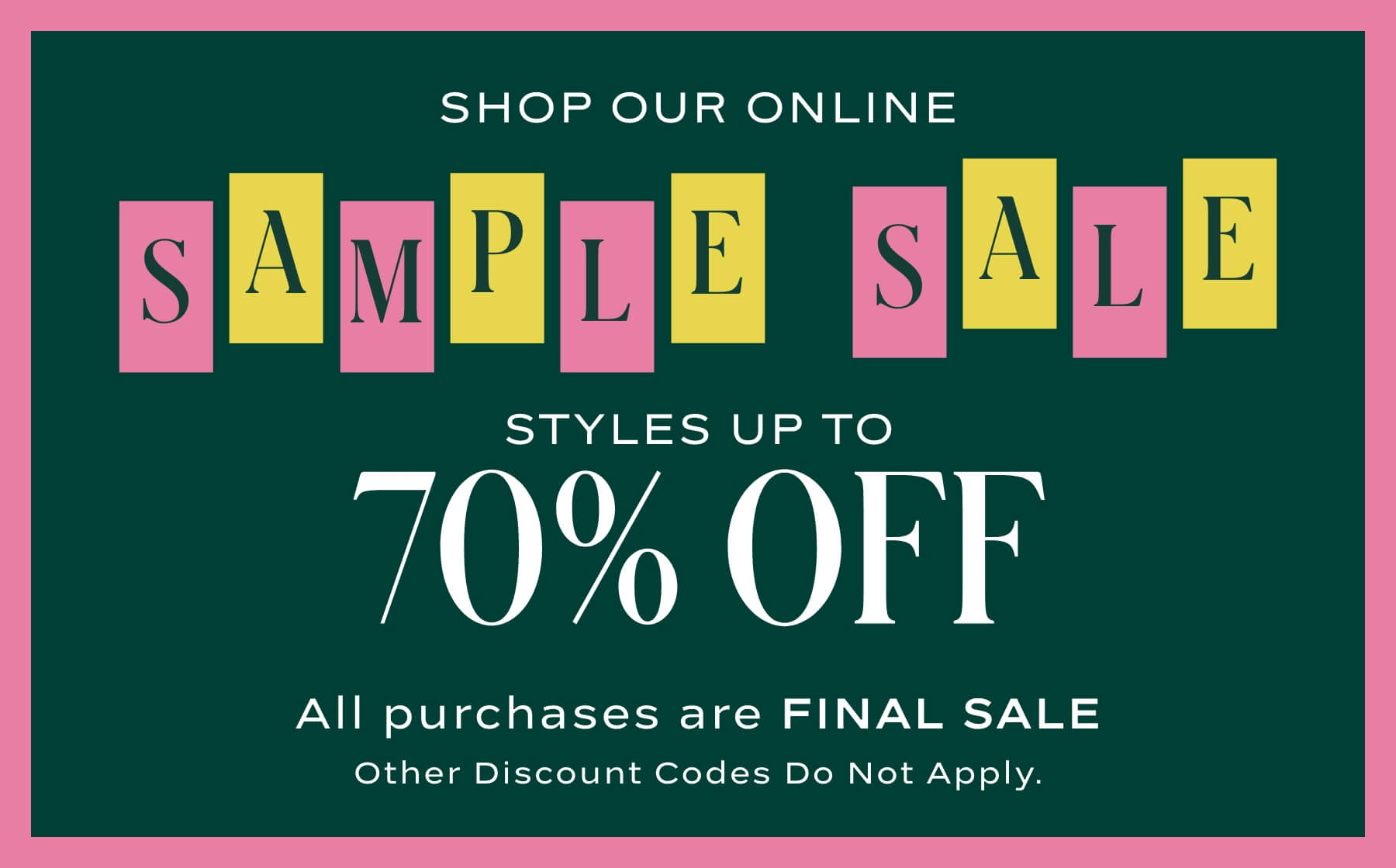 Singature Sample R 2026 Sample Sale – BURU