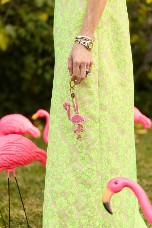 The Birdie Bag Charm - Flamingo Pink