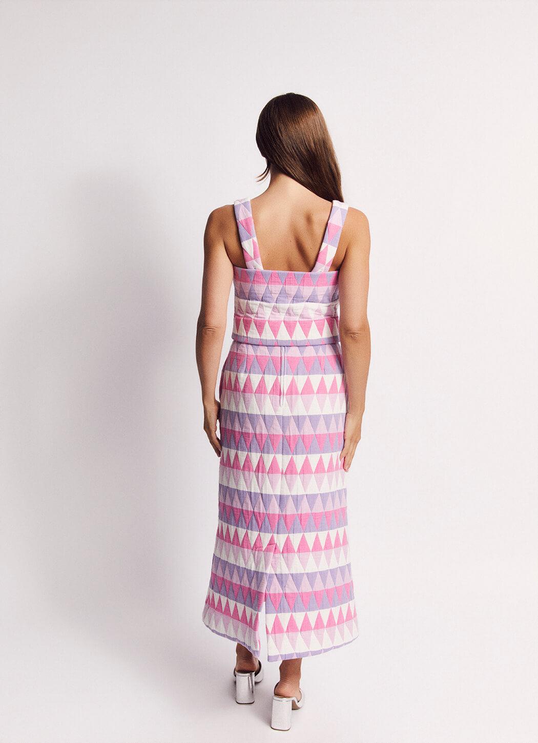 The Hostess Skirt - Pink & Purple Prism