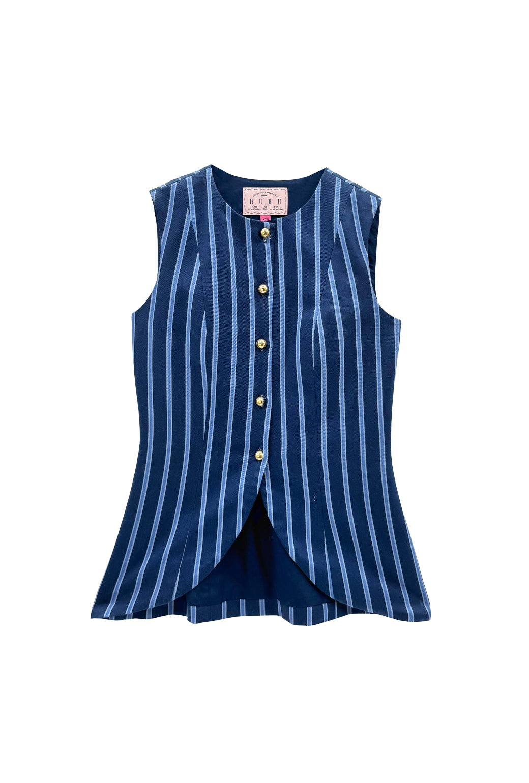 Annie Vest - Dewberry Stripe