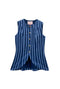 Annie Vest - Dewberry Stripe