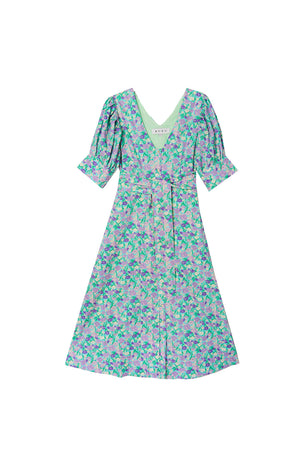 Deep V Day Gown MIDI Daisy