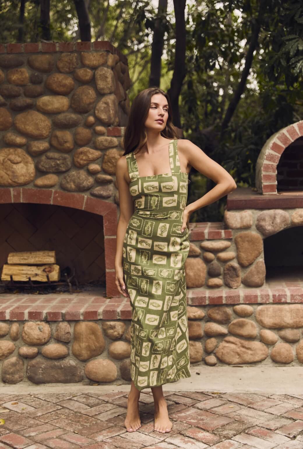 The Swing Top - Green Faille – BURU