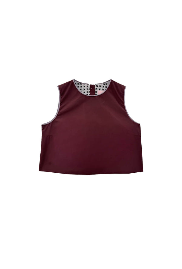 Audrey Top - Chocolate Taffeta