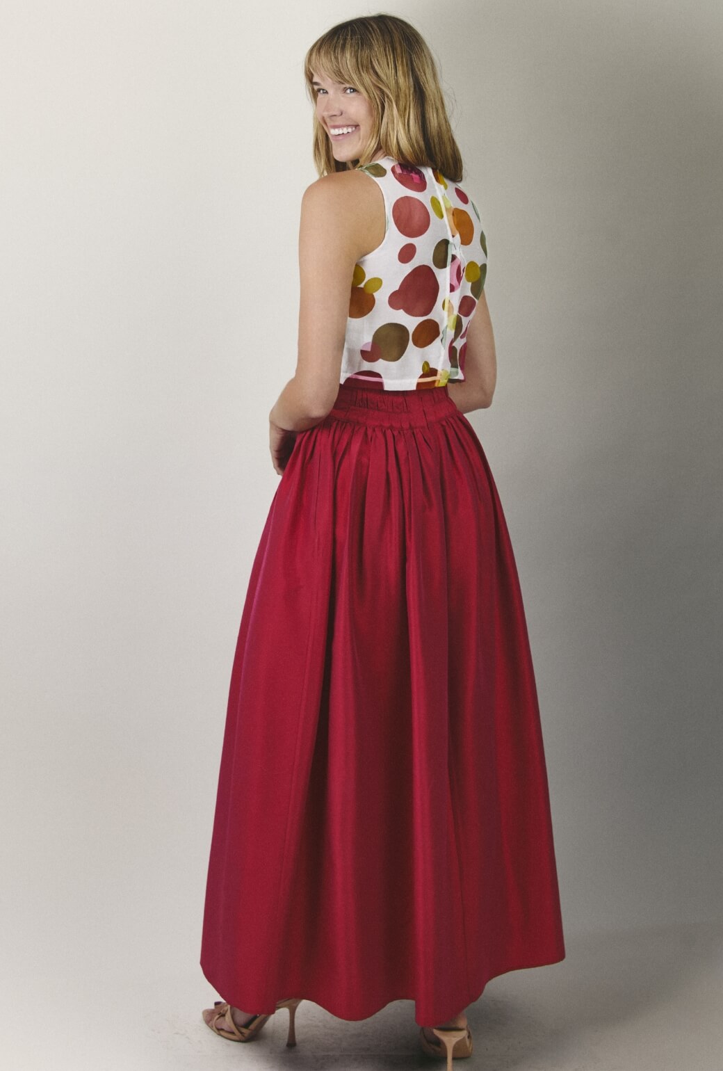 Audrey Top - Sheer Circles
