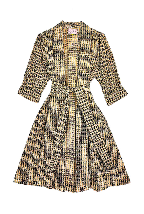 SAMPLE BF Swing Coat - Blush Tweed