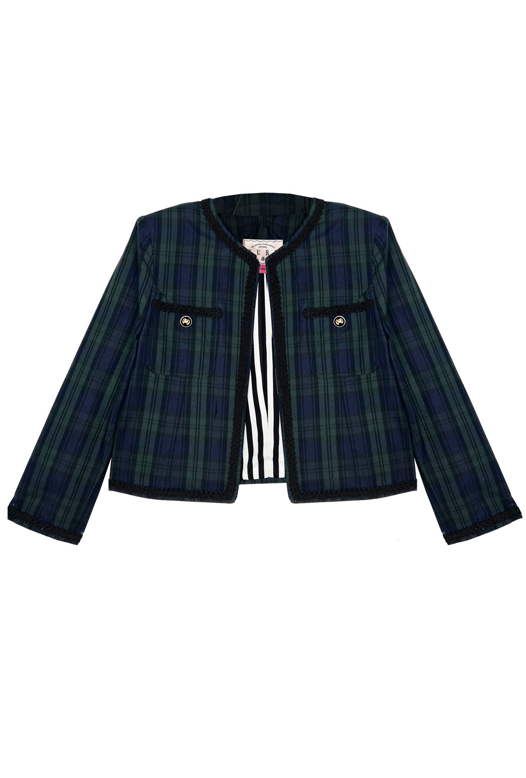 SAMPLE -BURU x Mary Orton Everyday Blazer - Blackwatch