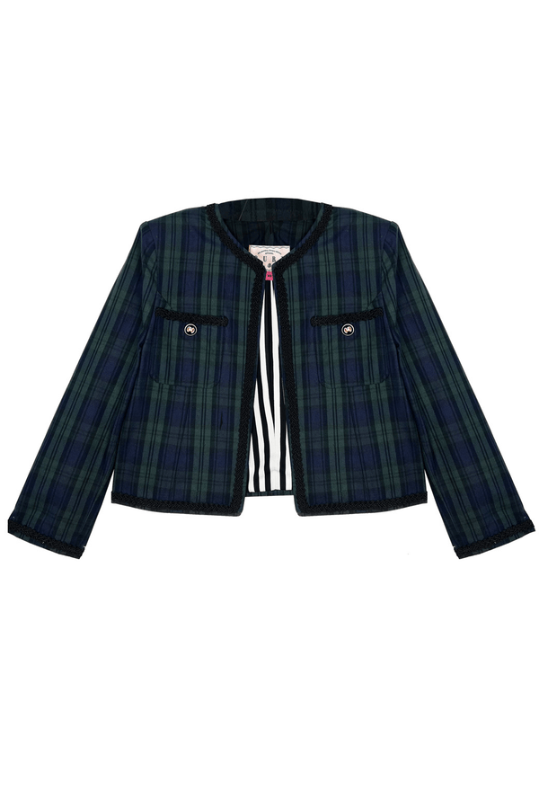 SAMPLE -BURU x Mary Orton Everyday Blazer - Blackwatch
