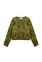 BURU x Val Everyday Pullover - Chartreuse & Black Abstract Knit