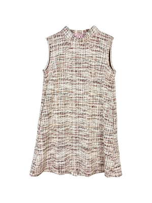 Mod Dress - Ivory Tweed
