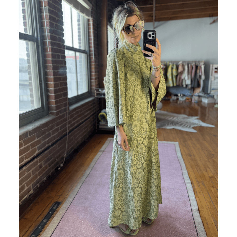 高品質 Dress Mod Maxi Sleeve Bell - BURU – Lace Mint スーツ・フォーマル・ドレス