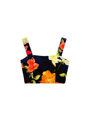 Bella Bustier - Hibiscus