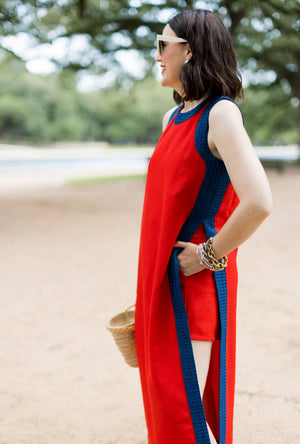 Buru x Val Bermuda Set - Red