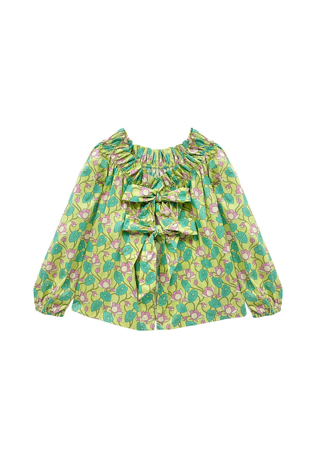 Bettie Ann Blouse -  Lotus Flower