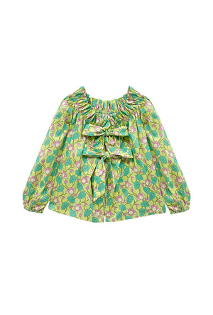 Bettie Ann Blouse -  Lotus Flower
