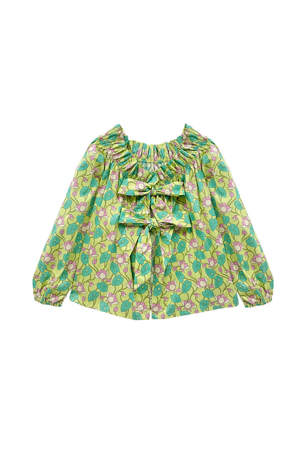 Bettie Ann Blouse -  Lotus Flower