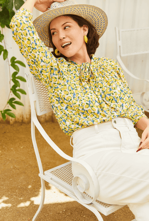 Big Bow Blouse Limoncello