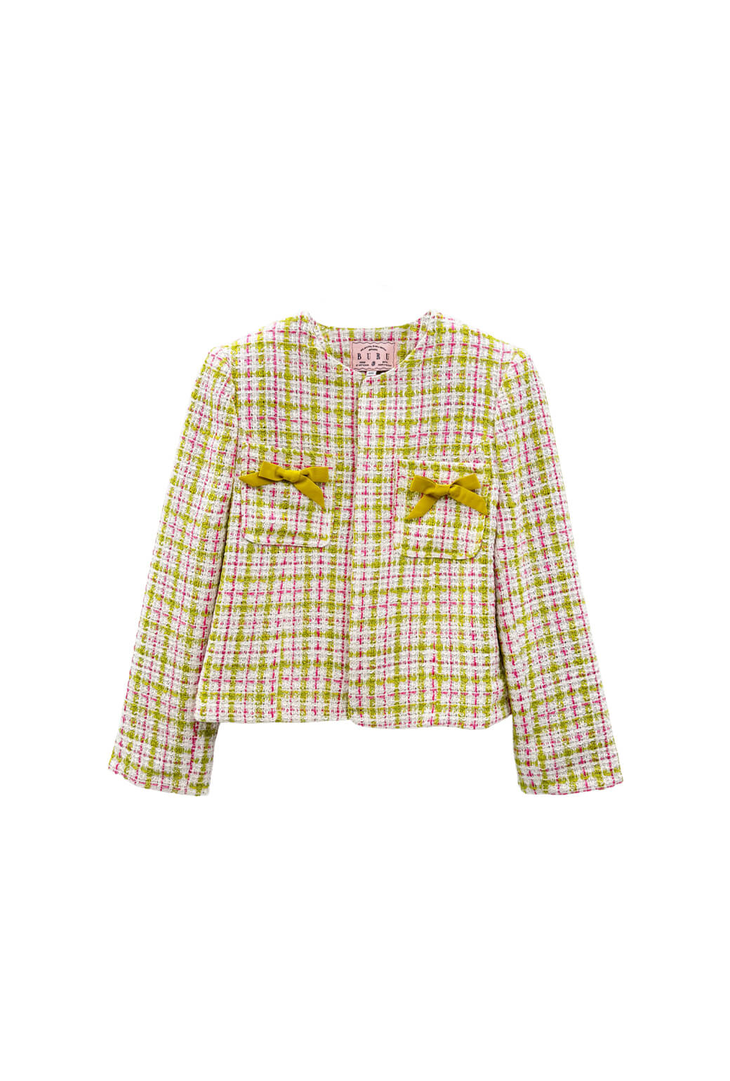 Buru x Old Soul Etiquette Bow Blazer - Spring Tweed