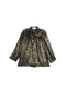 BURU x Mignonne Gavigan Bow Blouse - Cheetah