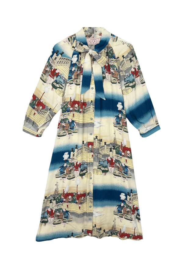 SAMPLE Bow Housecoat - Fishtown