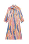 Bow Housecoat - Patchwork Pink