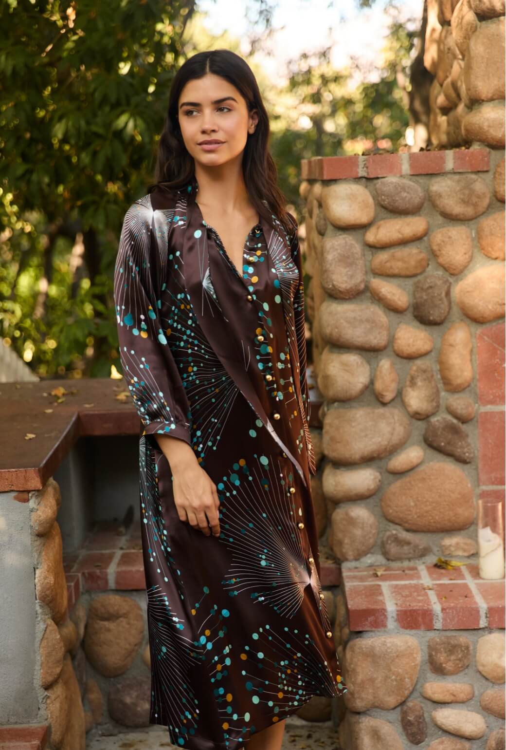 Bow Housecoat - Sputnik