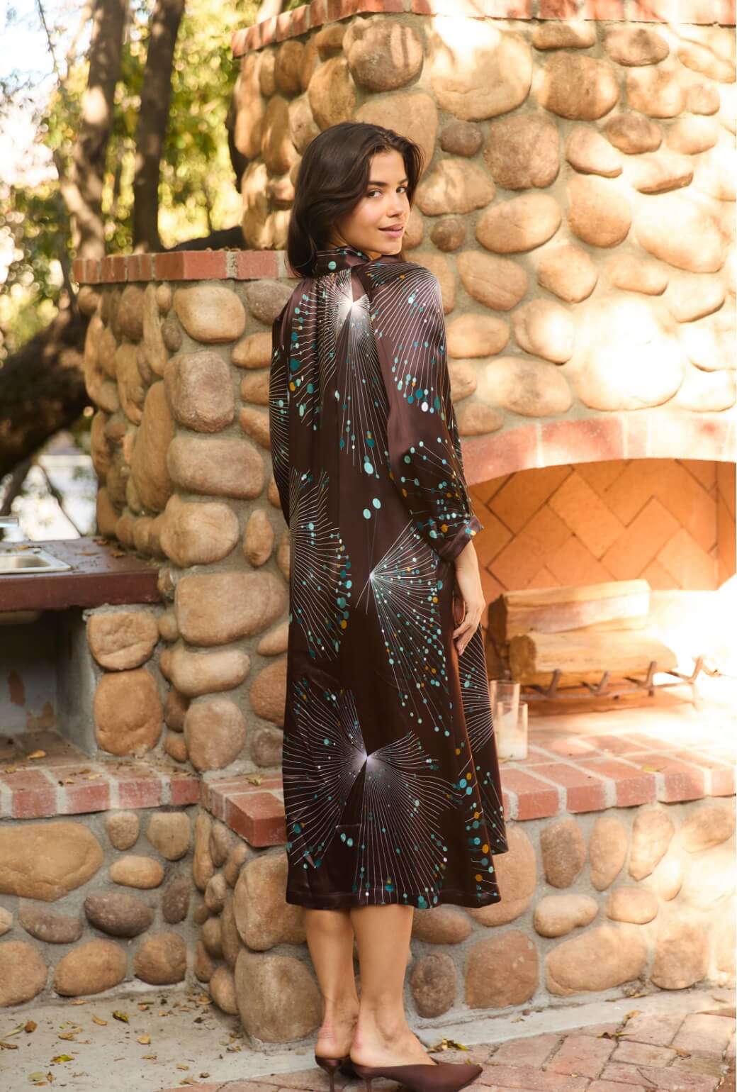 Bow Housecoat - Sputnik