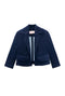 Boxy Blazer - Navy Velvet
