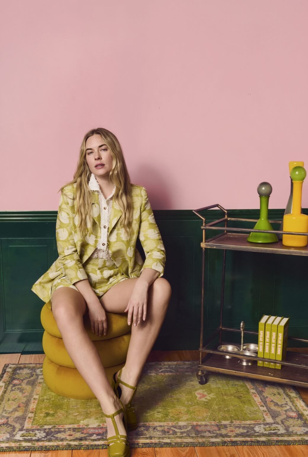 Boyfriend Blazer - Tomatillo Dot