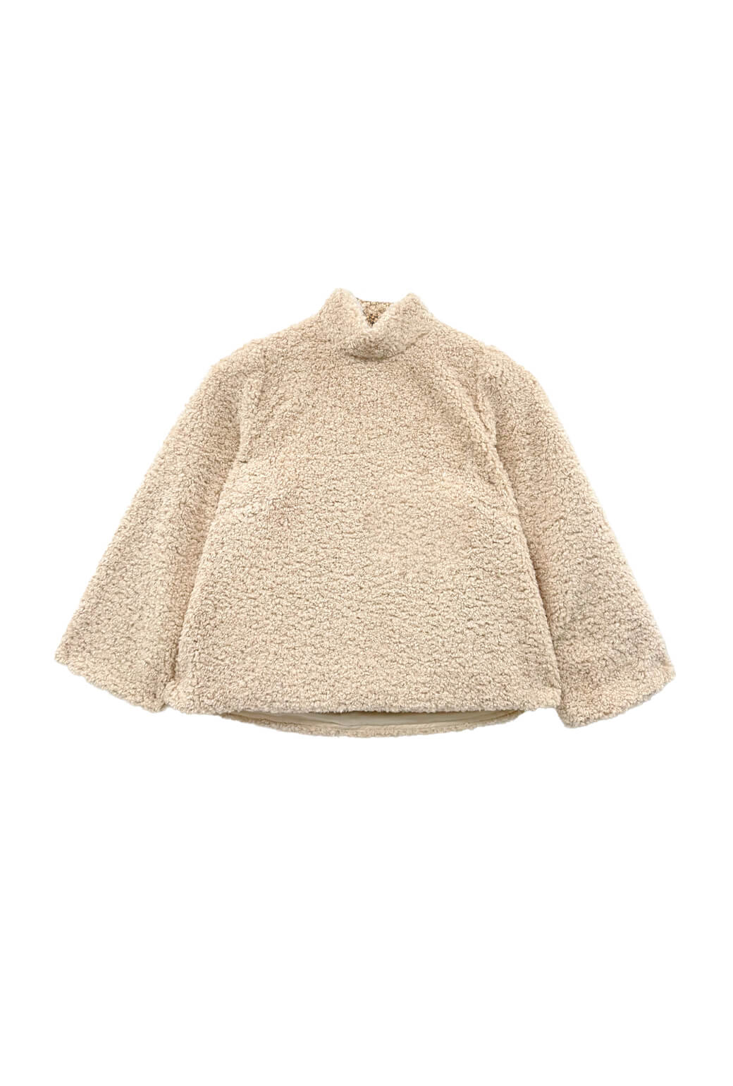 Buru x Anna Kloots Boxy Turtleneck - Ivory Fur