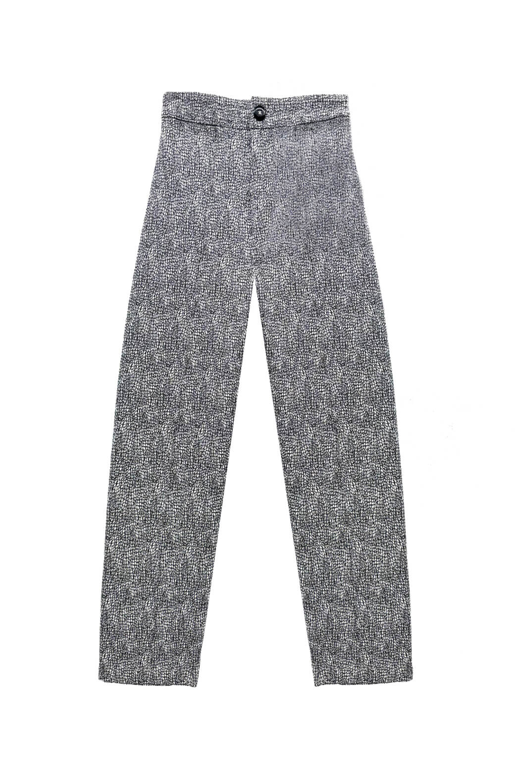 Buru x Anna Kloots Cropped Cigar Pant - Silver Shimmer