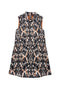 Buru x Anna Kloots Sleeveless Mod Dress - Black and Bronze